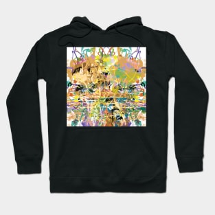 Digital abstract painting, Happy Day Hoodie